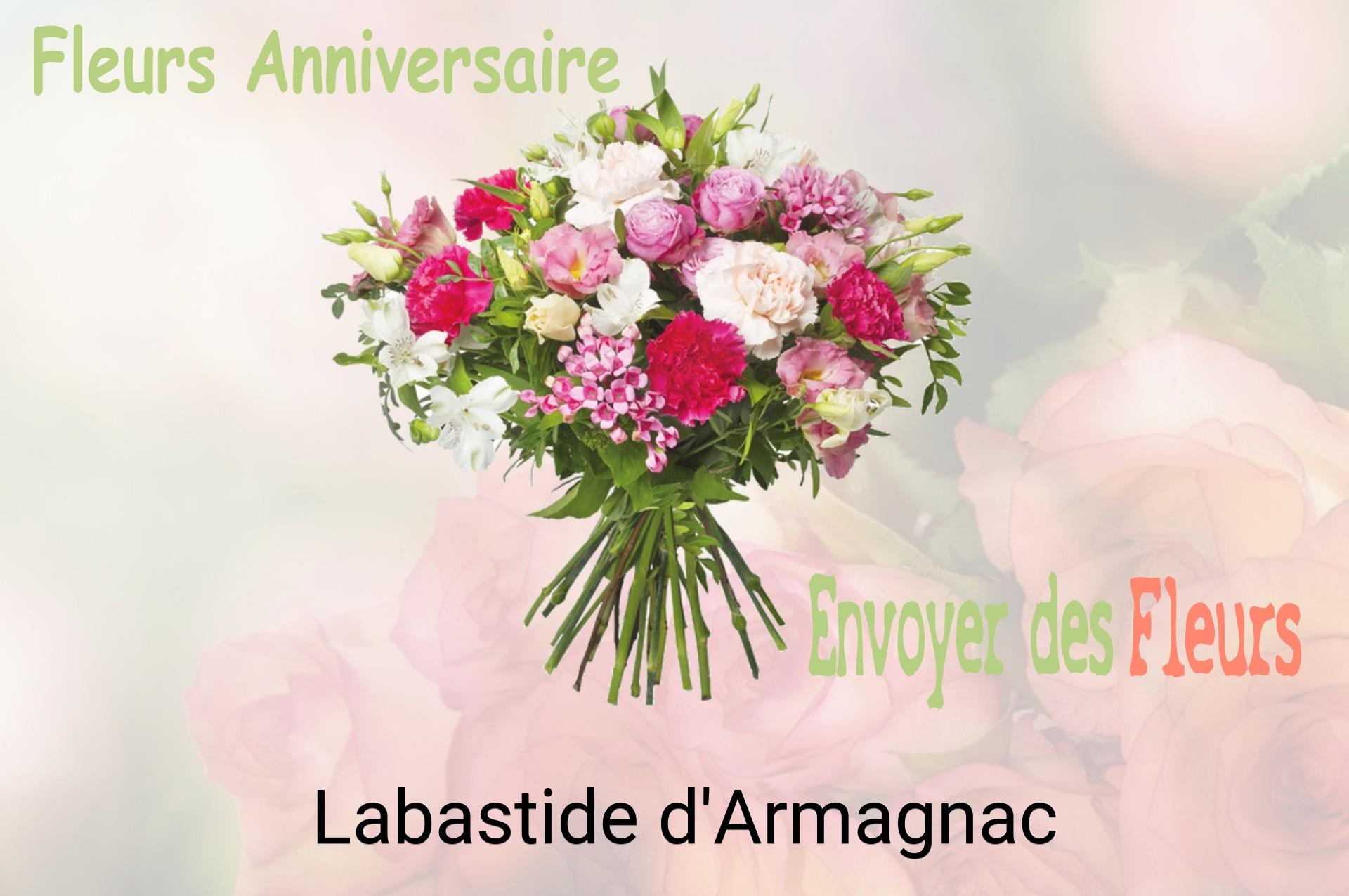Bouquet de fleurs d’anniversaire livré à Labastide-d'Armagnac