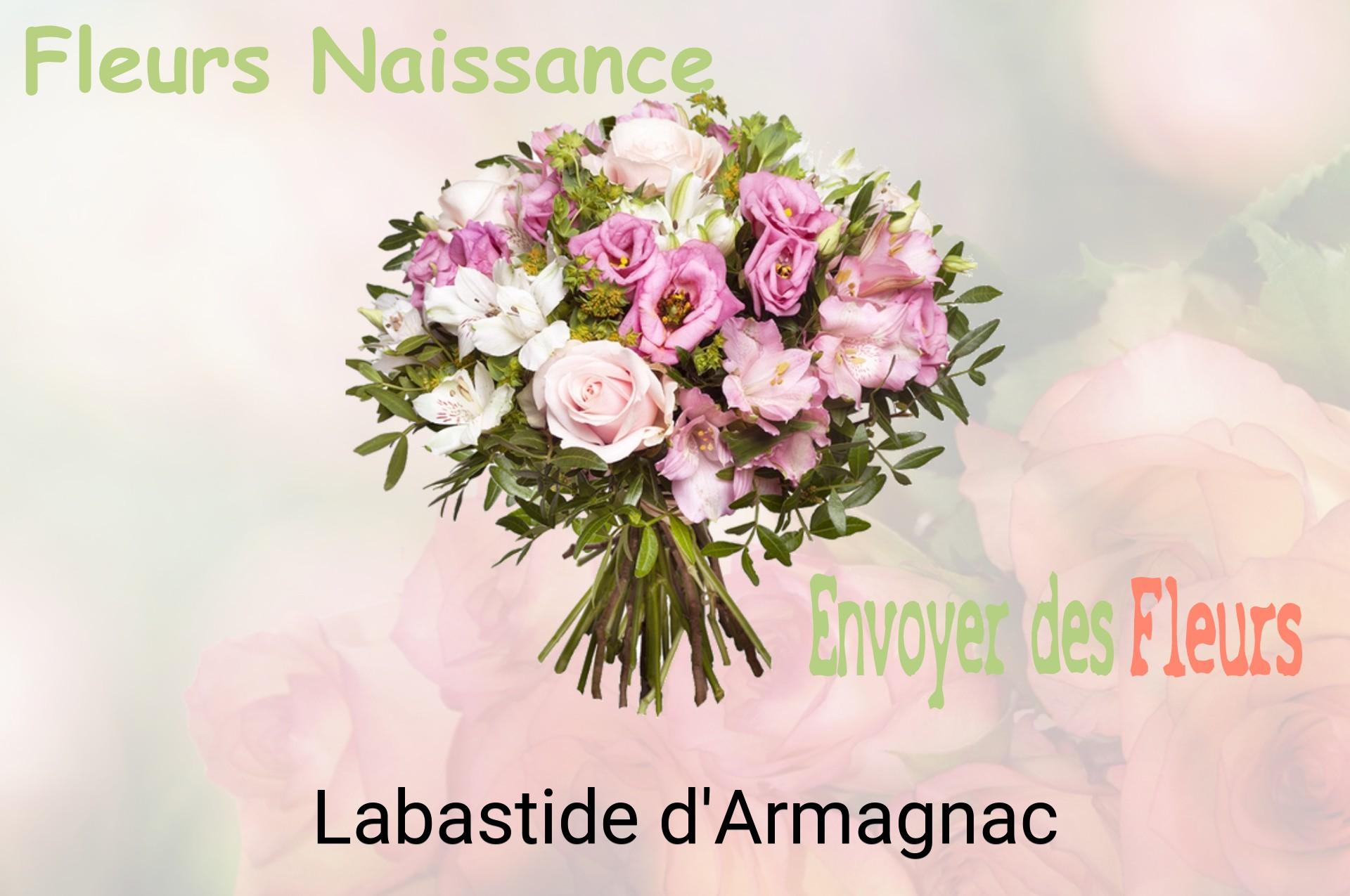 Bouquet de fleurs de naissance livré à Labastide-d'Armagnac